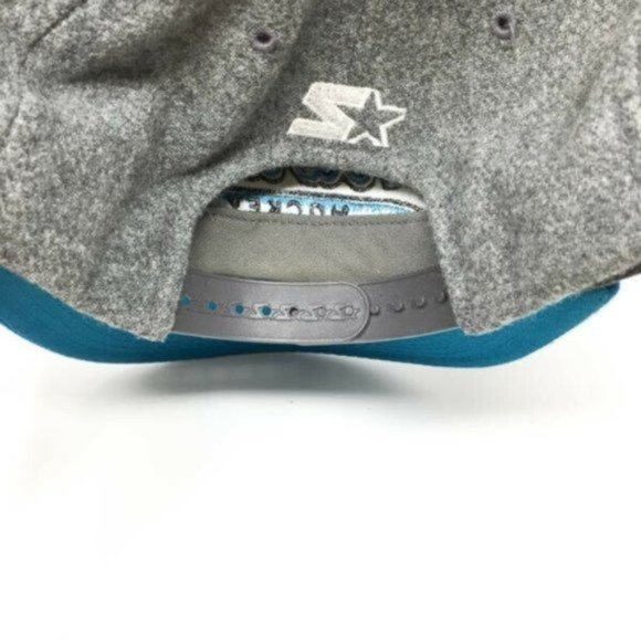 90s Vintage Starter San Jose Sharks Melton Hat NHL - Picture 6 of 7